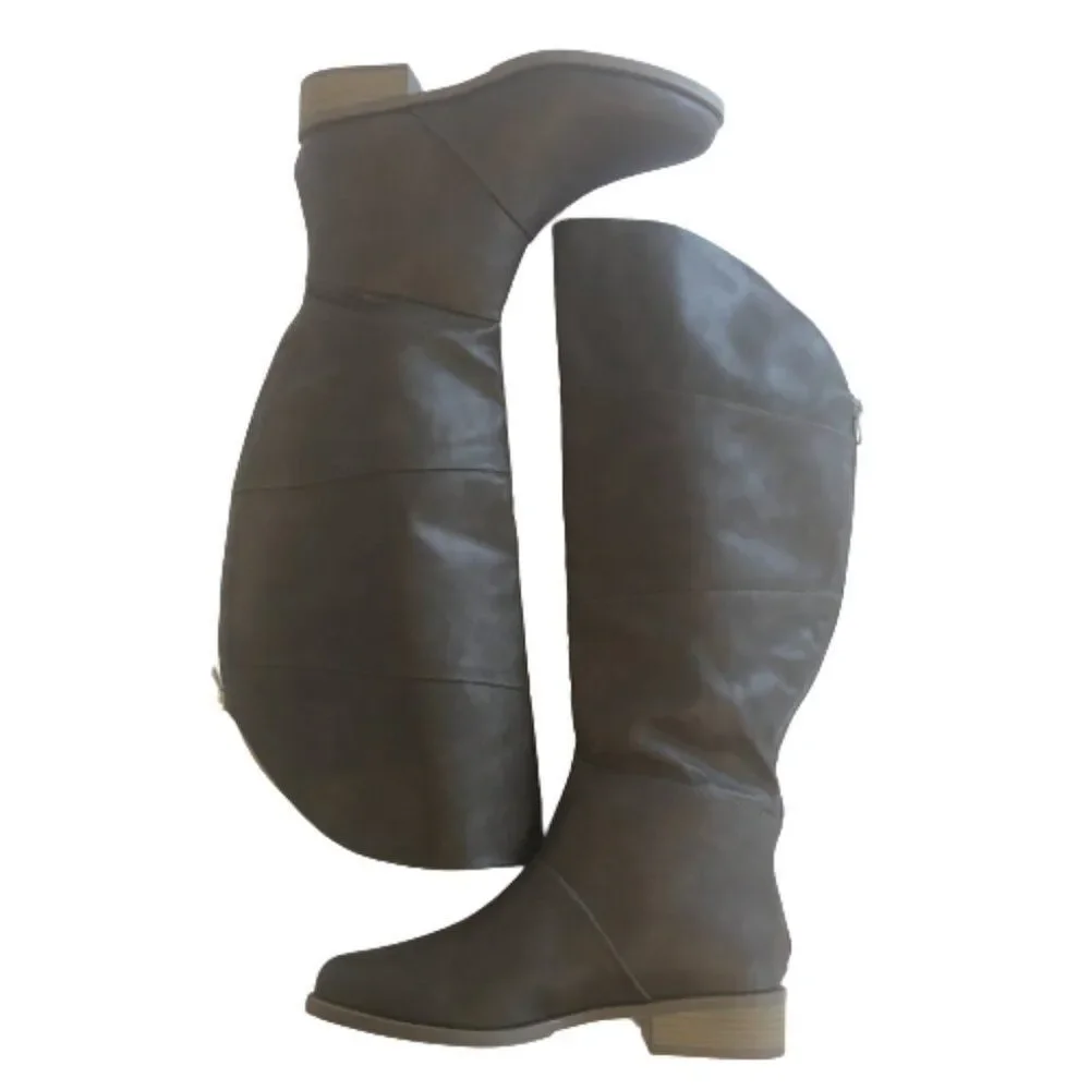 Over The Knee Boots Size 10 Dark Brown Riding